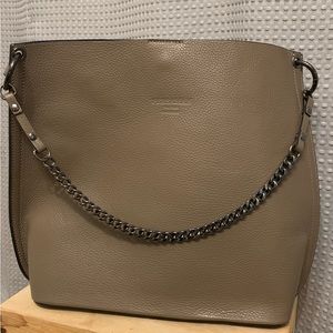 Brown Leather Persaman Tote with 2 additional Straps